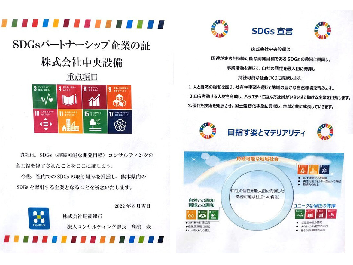 SDGsパートナーシップ企業の証